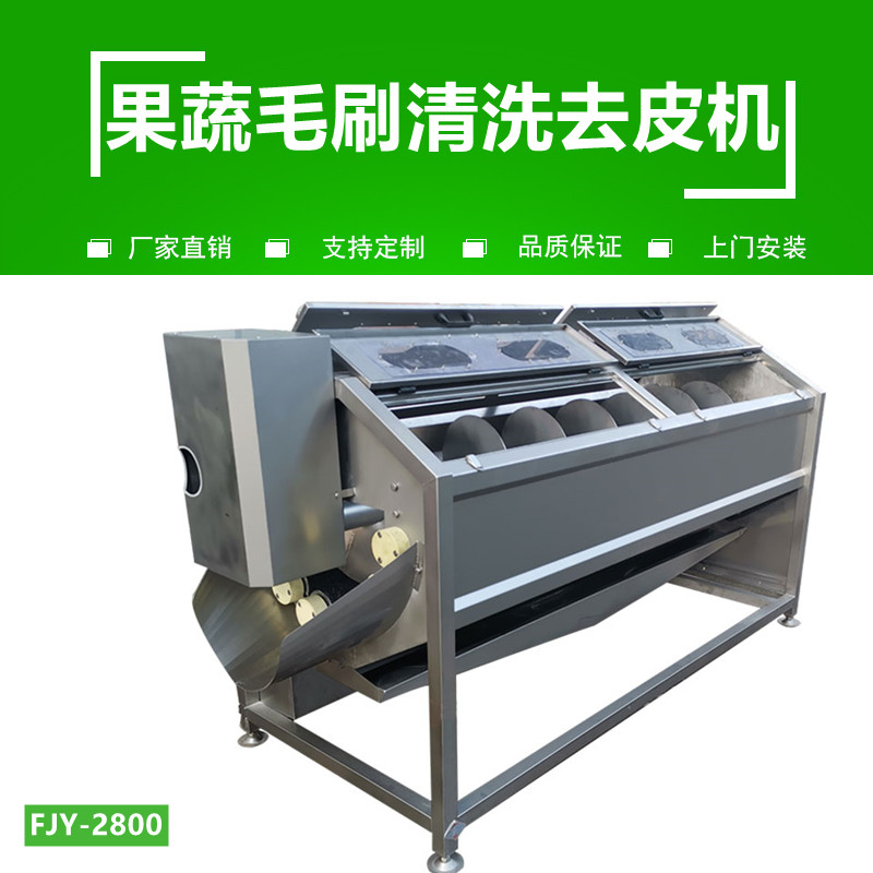 全自動毛（máo）刷（shuā）清洗去皮機FJY-2800