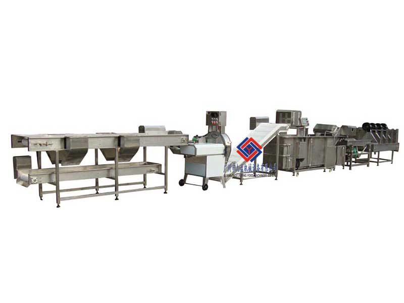 學生營養餐淨菜加工流水線
